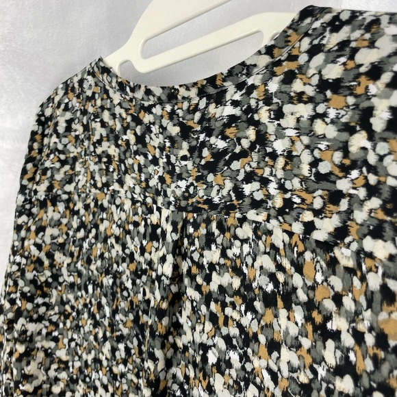 Talbots Multi-color Pintuck Spotted Pattern pullover Blouse Tops Size XS - Picture 9 of 9